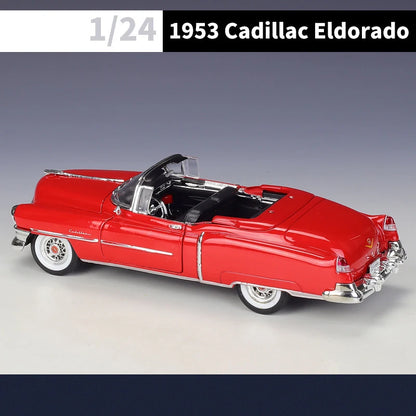 WELLY 1:24 Cadillac Eldorado 1953 Alloy Car Diecast Model Model Car