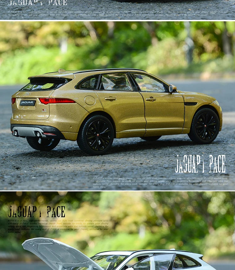 WELLY 1:24 Jaguar F-PACE SUV Alloy Car Model Diecasts & Toy Vehicles Collect Car Toy Boy Birthday gifts