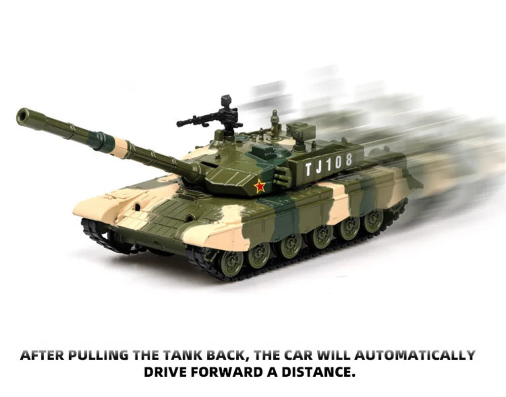Type ZTZ-99 Tank Diecast Collectible Model - Sound & Light Edition