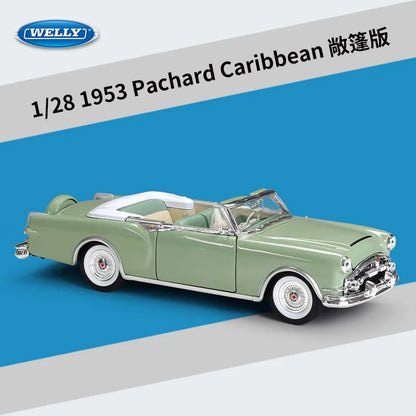 WELLY 1:28 Packard Caribbean Convertible Alloy Car Diecasts & Toy Vehicles Car Model Miniature Scale Model Car Toy For Children