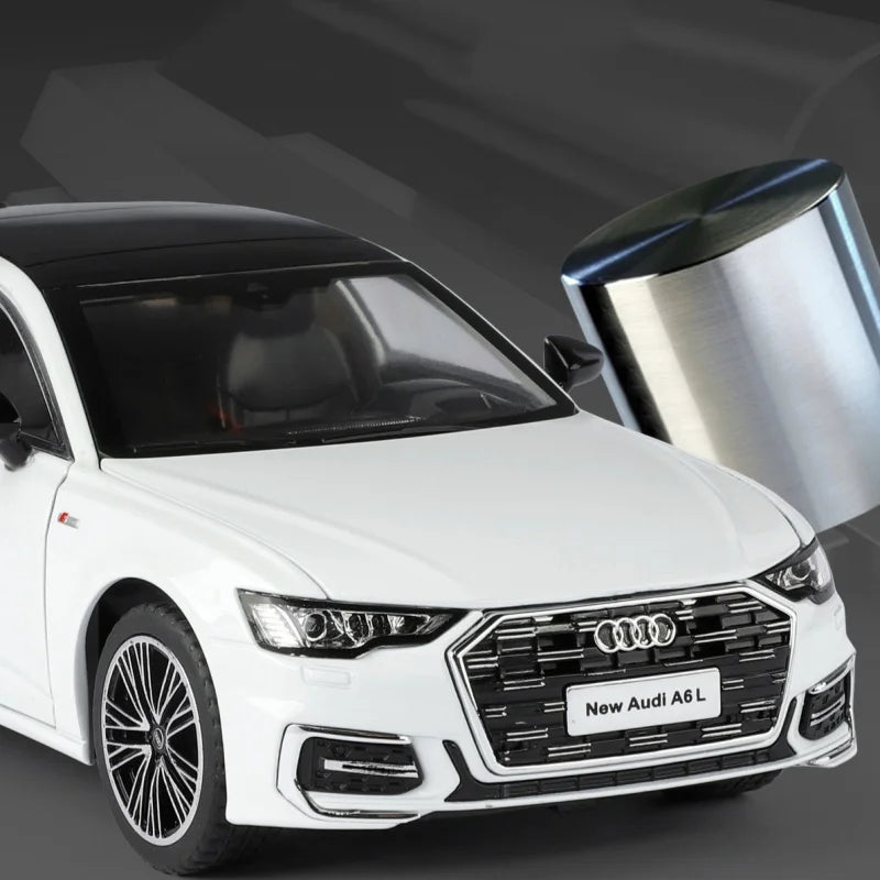 AUDI A6 Alloy Diecast Model Car - Sound and Light Collection Edition – 1:24 Scale