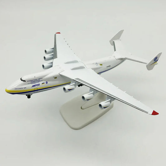 JASON TUTU 20CM Antonov AN225 StrategicTransport Diecast Metal Model Plane An-225 Drop Shipping