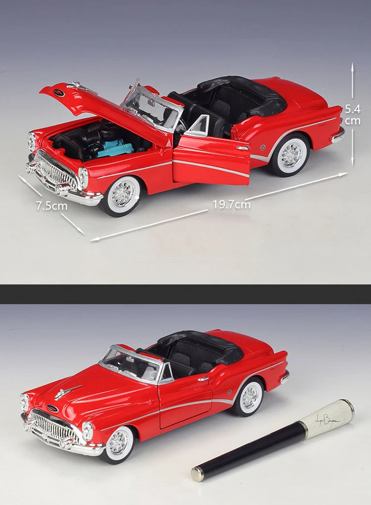 WELLY 1:24 Buick Skylark 1953 Alloy Car Diecasts & Toy Vehicles Car Model Miniature Scale Model Car Toy For Children