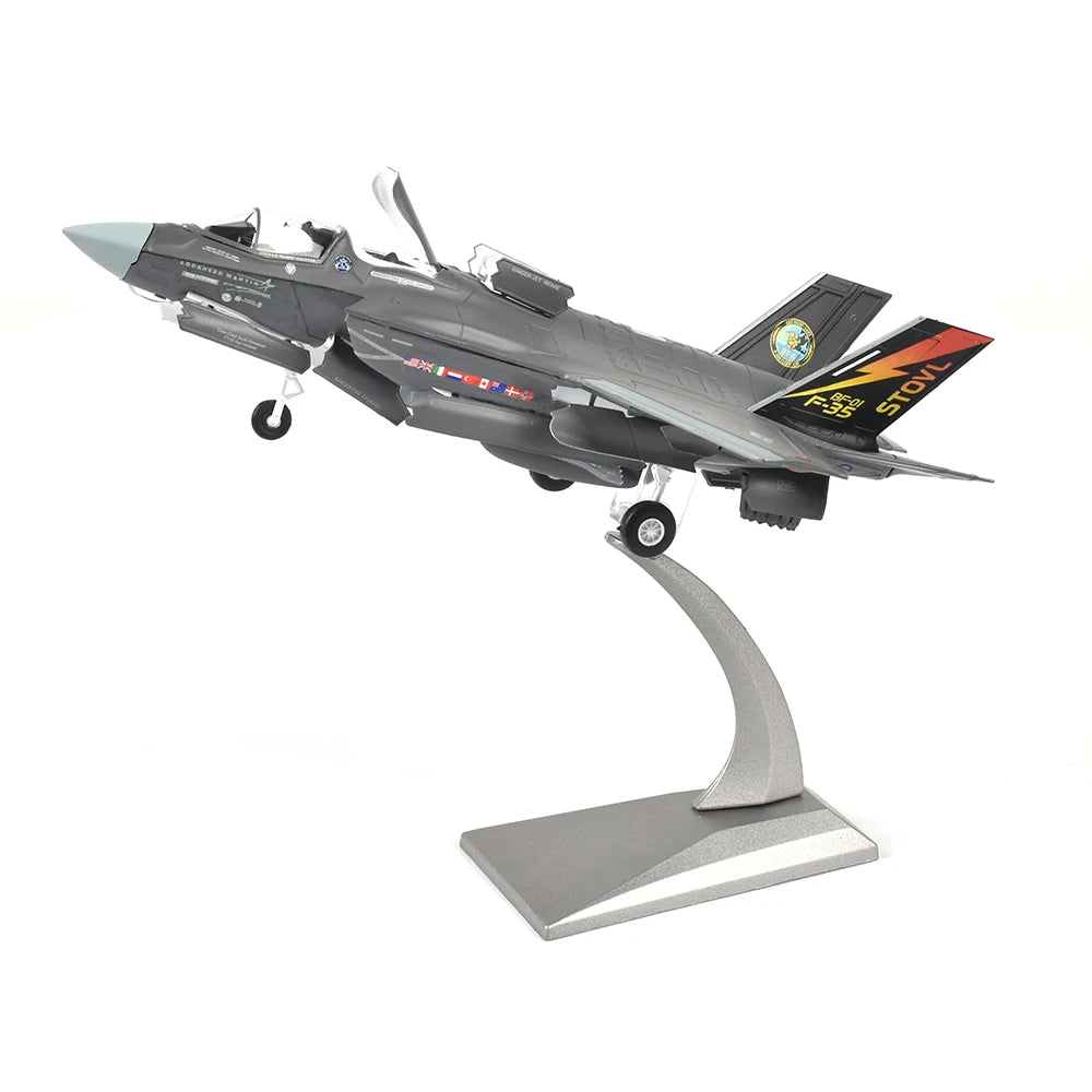 JASON TUTU 1/72 Scale Alloy Model Diecast F35B Fighter F-35 Lightning II Aircraft Model Plane Drop Shipping