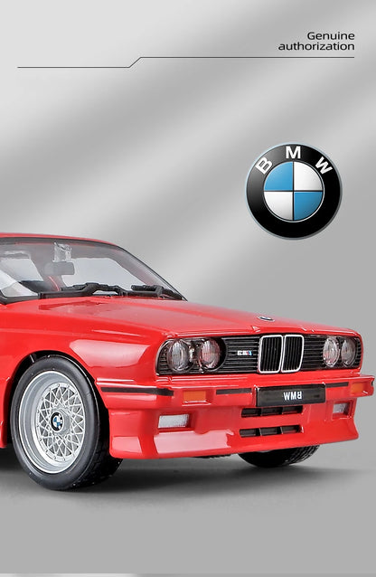 Bburago 1:24 BMW M3 E30 1988 Alloy Car Diecasts & Toy Vehicles Car Model Miniature Scale Model Car For Children