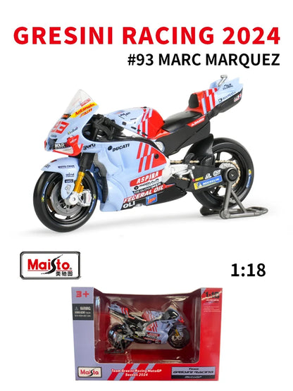 Maisto 1:18 Scale Gresini Racing #93 Motorcycle (2024)