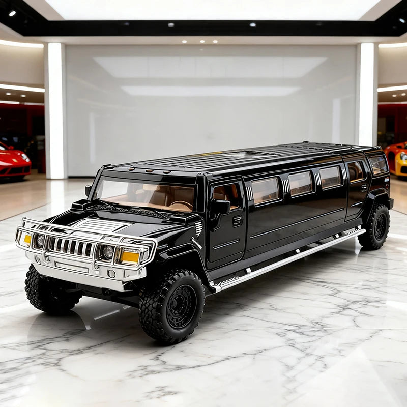 Hummer H2 Lengthen Limousine Metal Diecast Car Model