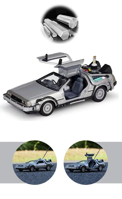 WELLY 1:24 Diecast Alloy Car Model – Back to the Future Edition