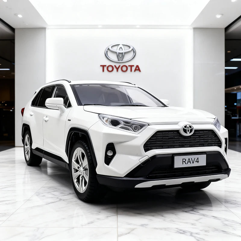 Toyota RAV4 1:24 Diecast Alloy SUV Model Car with Sound & Light
