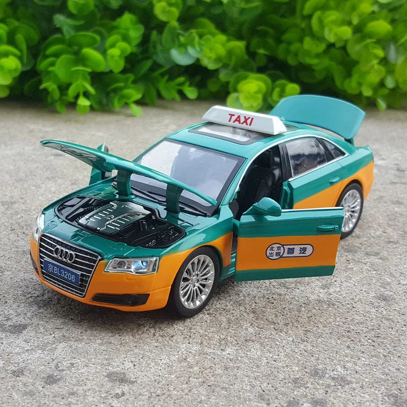 Audi A8 Luxury Sedan Diecast Model Car with Sound & Light – 1:32 Scale
