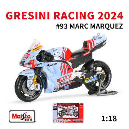 Maisto 1:18 Scale Gresini Racing #93 Motorcycle (2024)