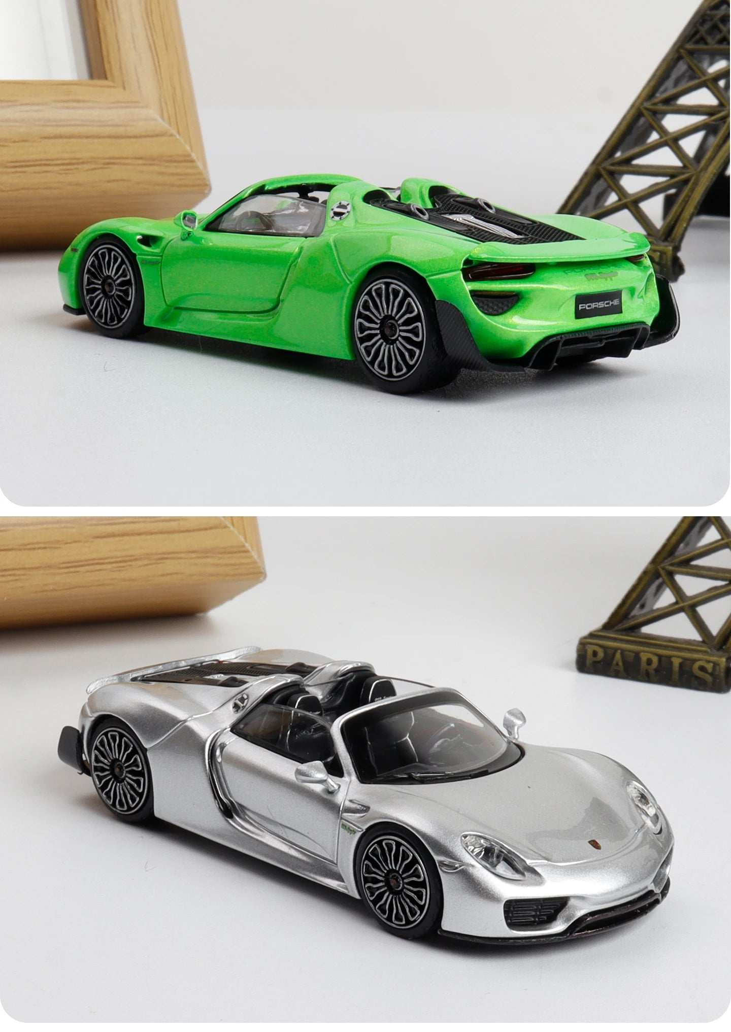 TOP LUX 1:64 Porsche 918 Spyder Diecast Model Car by WELLY