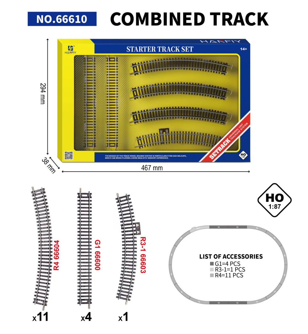 HO Track Combination Set