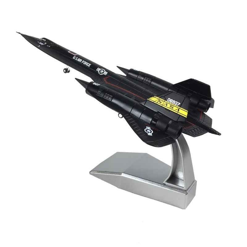 US Air Force SR-71 Blackbird Reconnaissance Aircraft Diecast Model