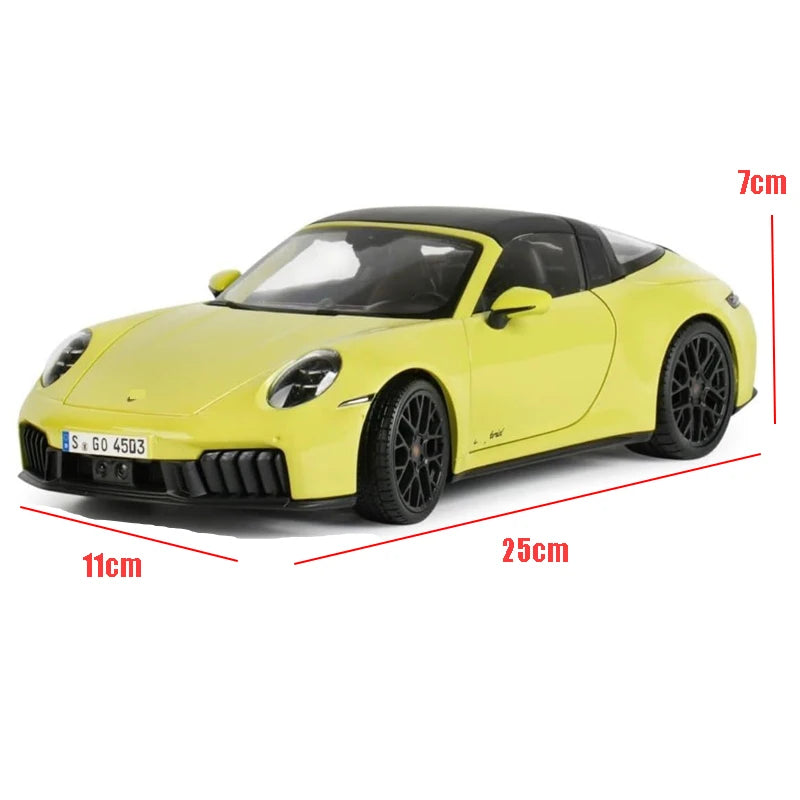 Maisto 1:18 Porsche 911 Targa 4 GTS Die-Cast Model Car with Removable Roof – Original Box