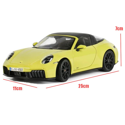 Maisto 1:18 Porsche 911 Targa 4 GTS Die-Cast Model Car with Removable Roof – Original Box