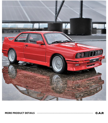 Bburago 1:24 BMW M3 E30 1988 Alloy Car Diecasts & Toy Vehicles Car Model Miniature Scale Model Car For Children