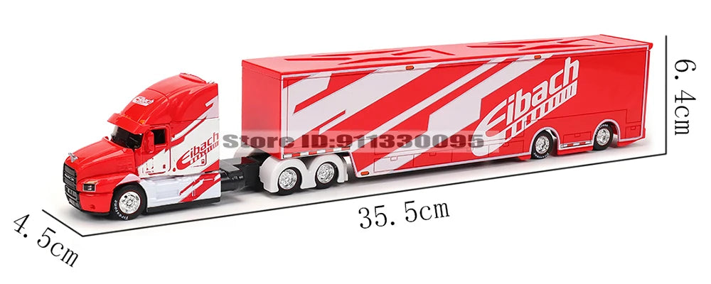 Maisto 1:64 MACK Anthem 2019 FORD LoneStar Transport Casting Manufacturing Trailer Model Simulation Model Alloy Car Collection