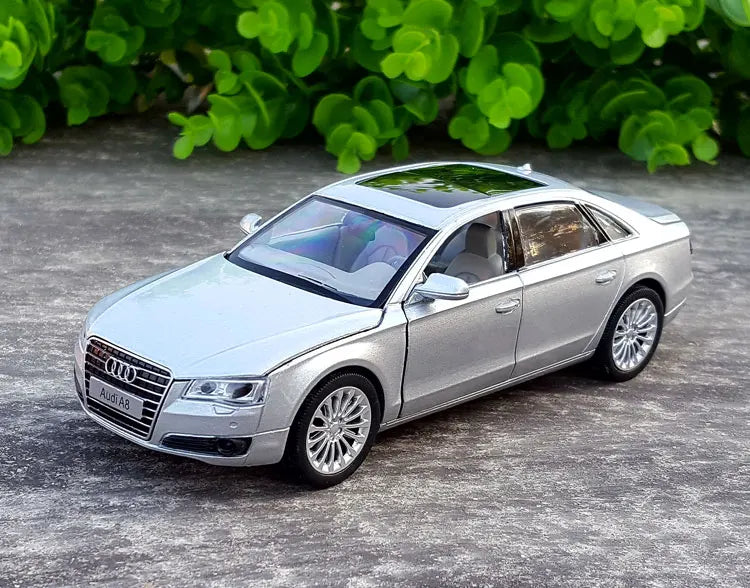 Audi A8 Luxury Sedan Diecast Model Car with Sound & Light – 1:32 Scale
