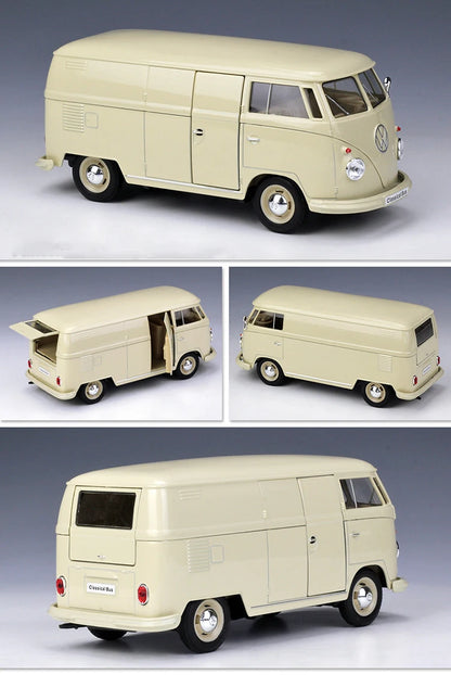 WELLY 1:24 Volkswagen VW T1 Bus Diecast Model Car