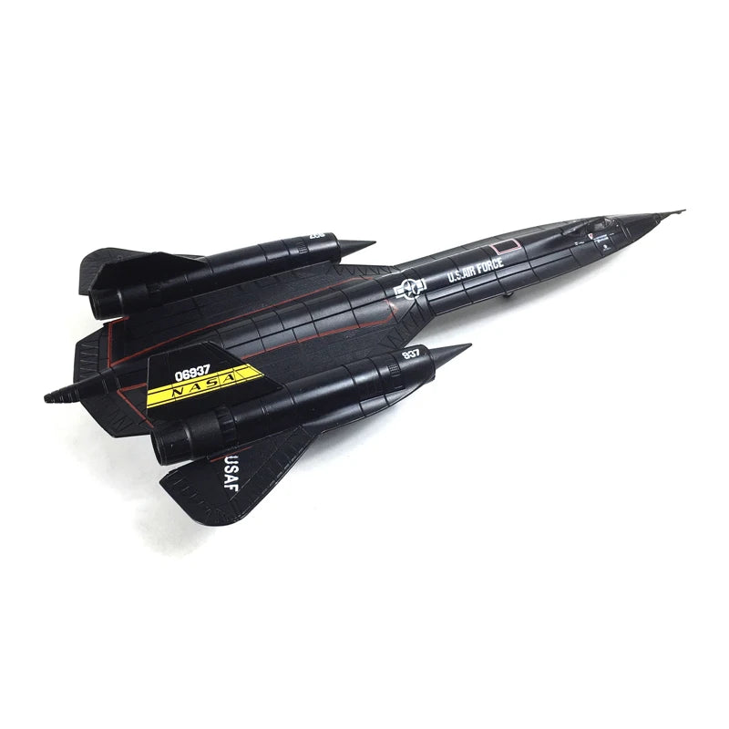 US Air Force SR-71 Blackbird Reconnaissance Aircraft Diecast Model