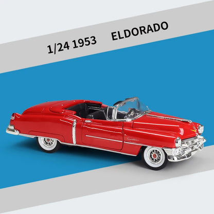 WELLY 1:24 Cadillac Eldorado 1953 Alloy Car Diecast Model Model Car