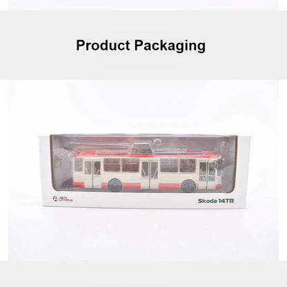 1:43 Škoda 14TR Czech Double-Axle Trolleybus Die-Cast Model