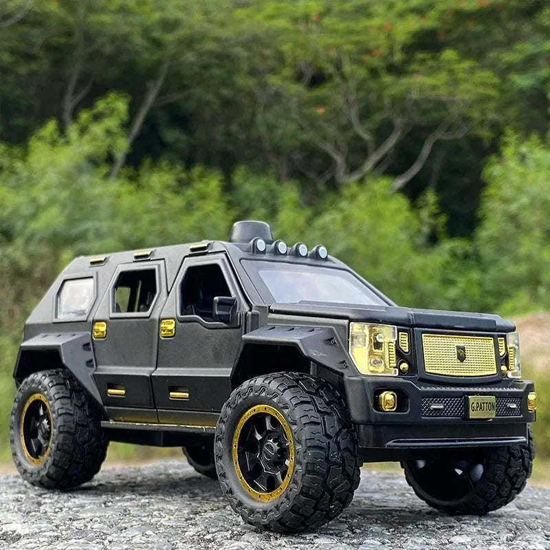 G. PATTON Off-road Military Vehicle Diecast Collectible Model