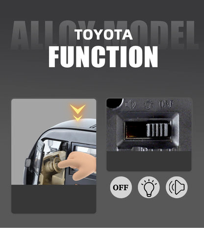 Toyota Coaster Alloy Model Car Diecast – Sound and Light Edition
