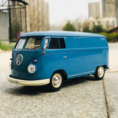 WELLY 1:24 Volkswagen VW T1 Bus Diecast Model Car