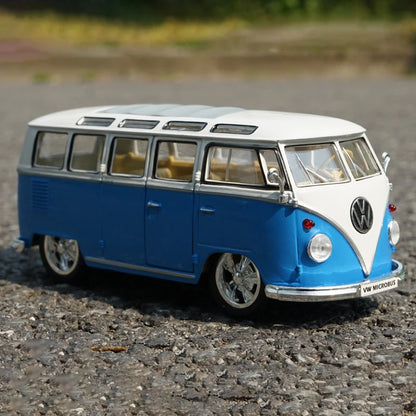 WELLY 1:24 Volkswagen VW T1 Bus Diecast Model Car