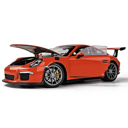 WELLY 1:24 Porsche 911 GT3 RS Blue Diecast Model Car