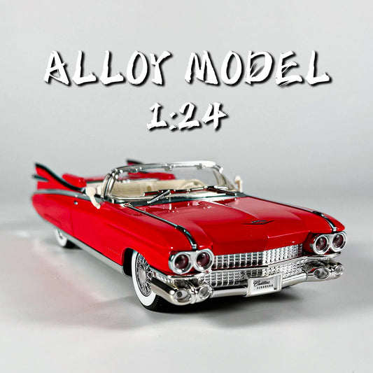 1:24 Retro Luxury Convertible Sports Car Diecast Model