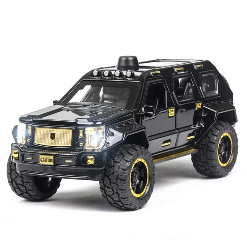 G. PATTON Off-road Military Vehicle Diecast Collectible Model