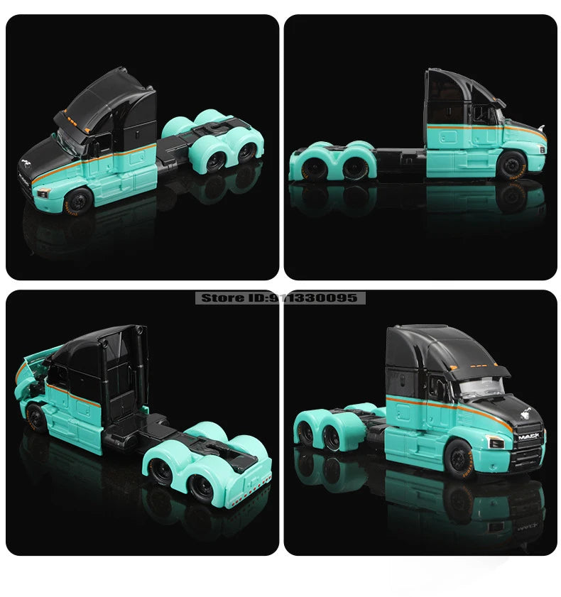Maisto 1:64 Mercedes-Benz & Mack Anthem Tow & Go Die-Cast Truck with Trailer
