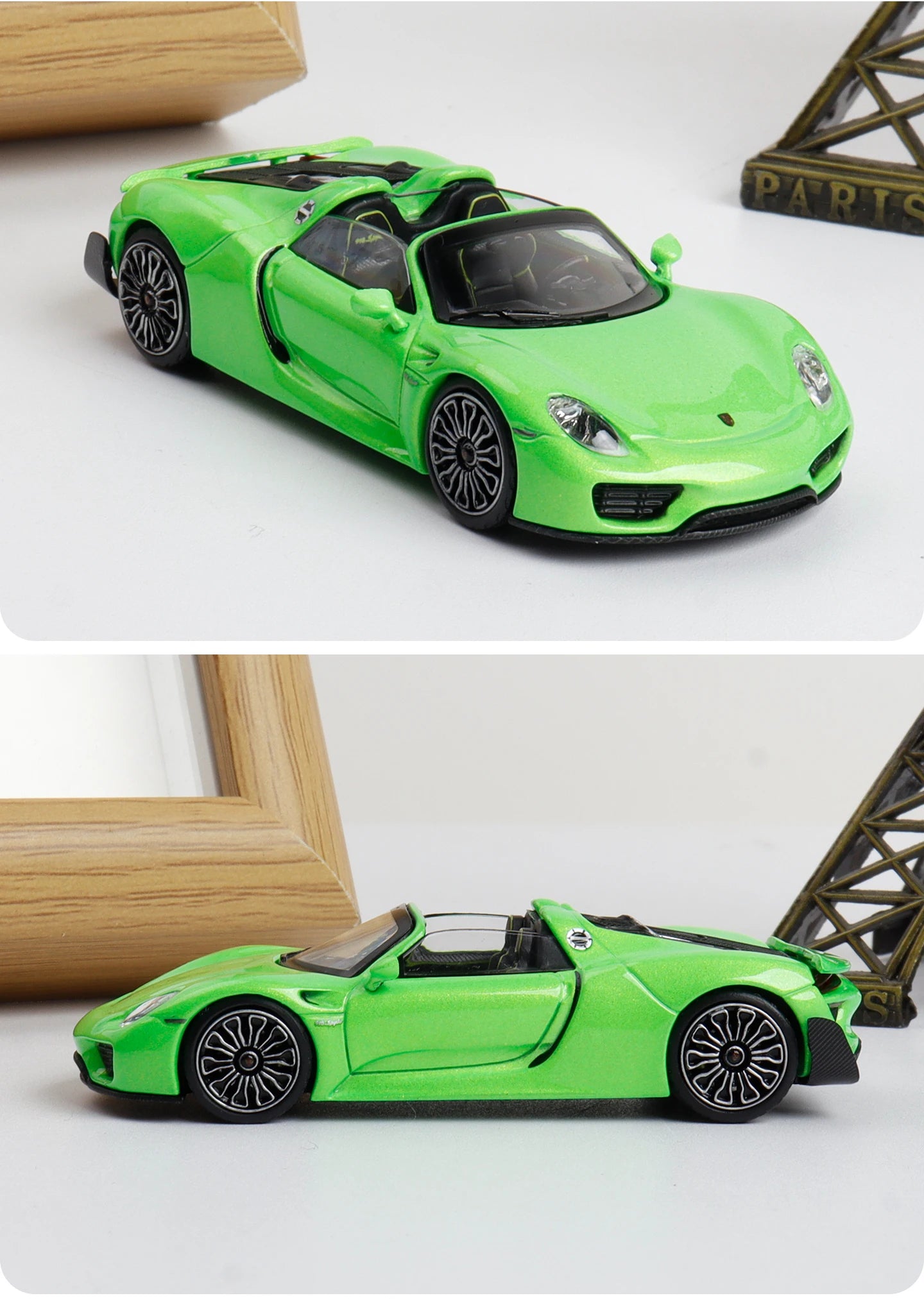 TOP LUX 1:64 Porsche 918 Spyder Diecast Model Car by WELLY