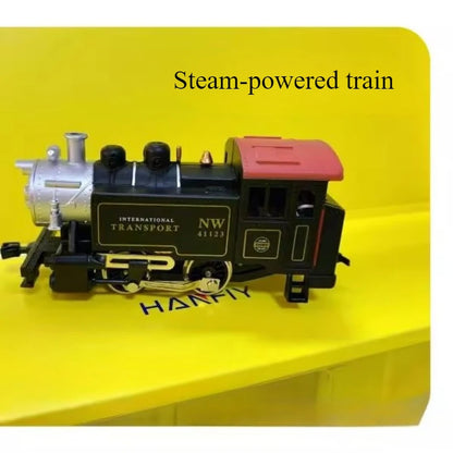 HO Scale 1:87 Electric Model Train Set with Locomotive, Carriages and Track