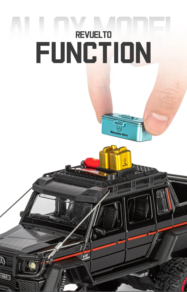 G63 6X6 Adventure Edition Diecast Alloy Car Model