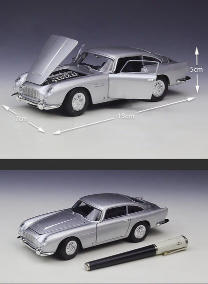 WELLY 1:24 Aston Martin DB5 Alloy Car Diecasts & Toy Vehicles Car Model Miniature Scale Model Car Toy For Children