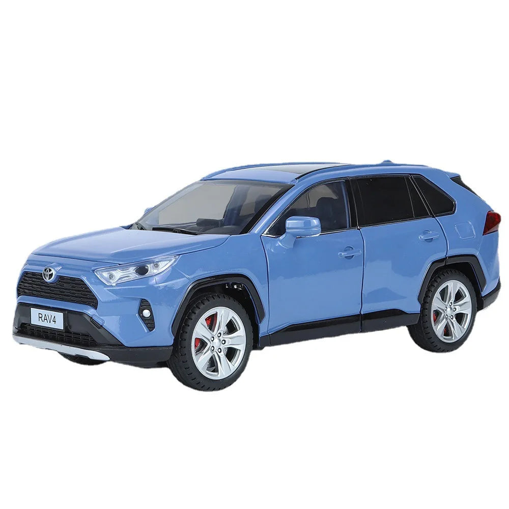 Toyota RAV4 1:24 Diecast Alloy SUV Model Car with Sound & Light