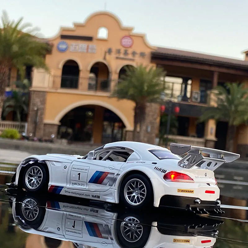 BMW Z4 GT3 M4 BMW M6 Racing Diecast Model Car (1:24 Scale)