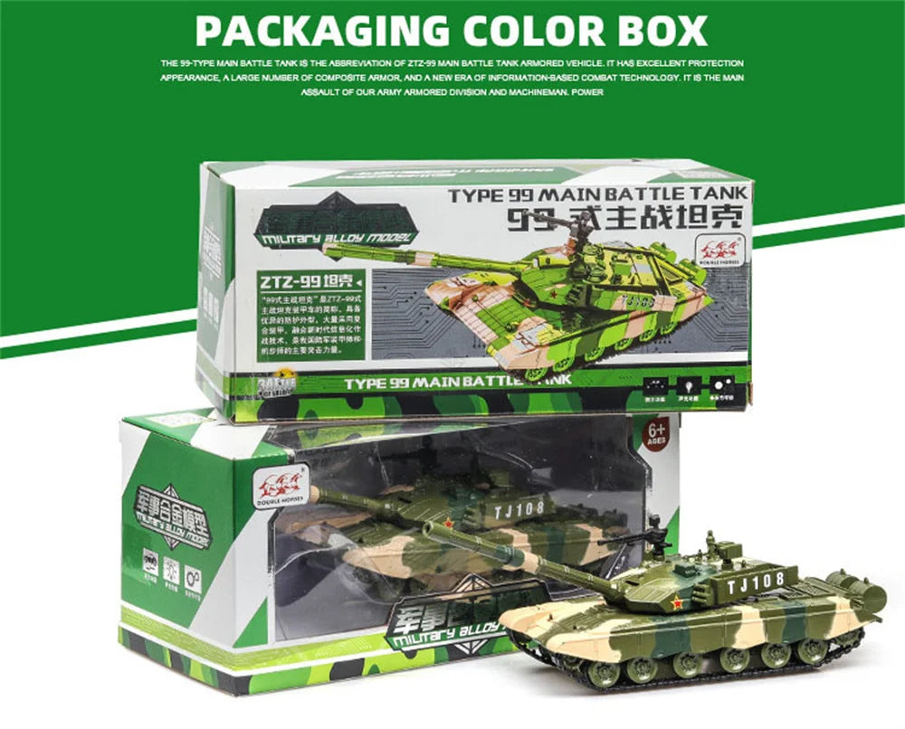 Type ZTZ-99 Tank Diecast Collectible Model - Sound & Light Edition