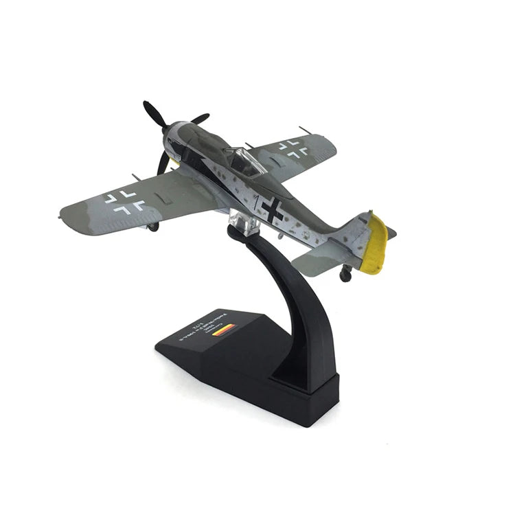 JASON TUTU 1/72 Scale (Focke-Wulf)Fw-190 Fighter Alloy Military Aircraft Model Diecast Metal Model Plane Drop shipping