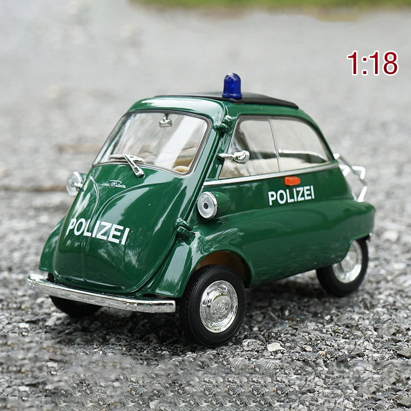 WELLY 1:18 BMW Isetta Alloy Car Diecasts & Toy Vehicles Car Model Miniature Scale Model Car For Children