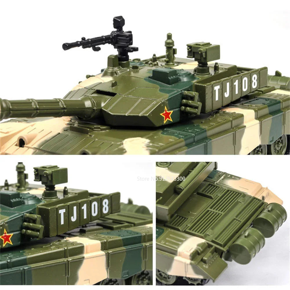 Type ZTZ-99 Tank Diecast Collectible Model - Sound & Light Edition