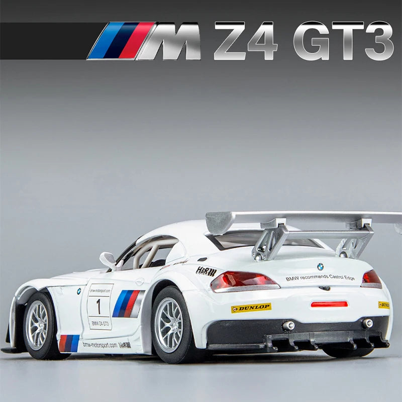 BMW Z4 GT3 M4 BMW M6 Racing Diecast Model Car (1:24 Scale)