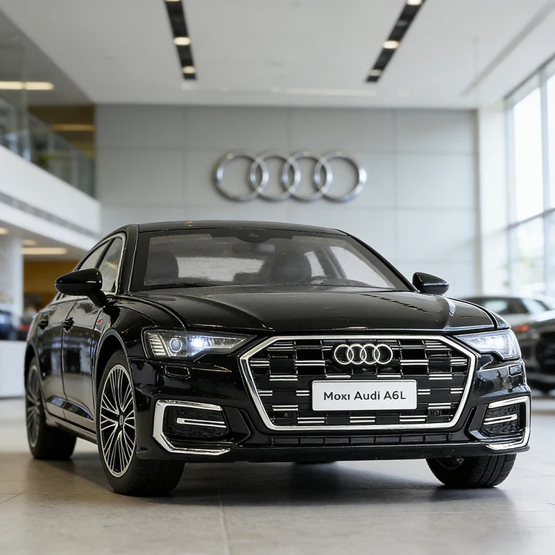 AUDI A6 Alloy Diecast Model Car - Sound and Light Collection Edition – 1:24 Scale