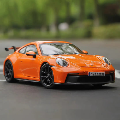 WELLY 1:24 Porsche 911 GT3 RS Blue Diecast Model Car