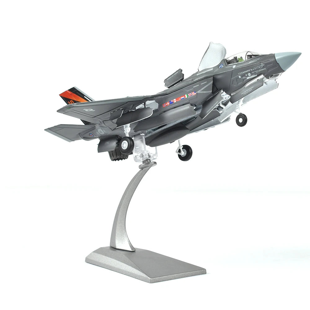 JASON TUTU 1/72 Scale Alloy Model Diecast F35B Fighter F-35 Lightning II Aircraft Model Plane Drop Shipping