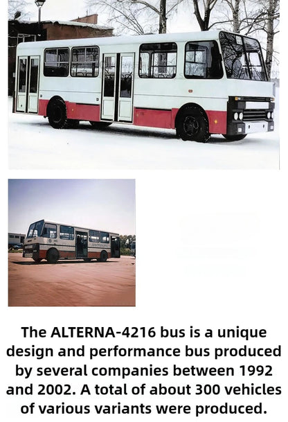1:43 ALTERNA-4216 Russian City Bus Die-Cast Style Model